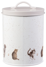 Wrendale Designs Cat Treat Tin -grey-