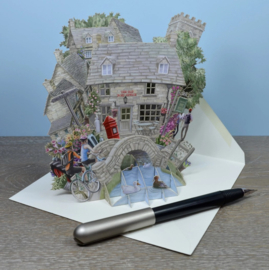 Me&McQ - 3D Wenskaart - The Cotswolds
