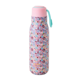 Rice Isolating Drinking Bottle with 'Lavender Fall Floral' print - RVS
