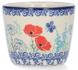 Bunzlau Mug Tumbler 220 ml - Poppy Garden -Limited Edition-