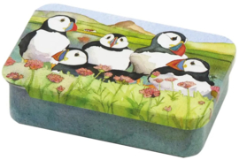 Emma Ball Mini Pocket Tin - Sea Thrift Puffin