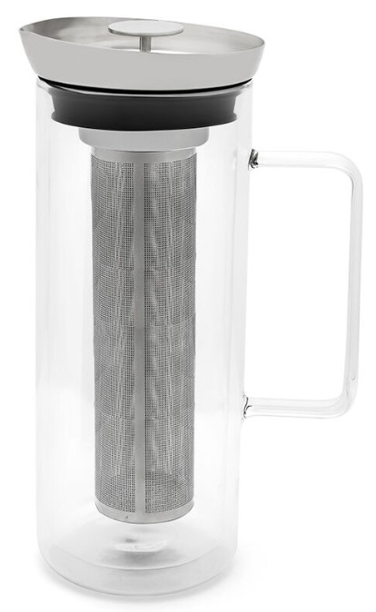 Bredemeijer Dubbelwandige IJstheekan 1000 ml -Cold Brew- met theefilter