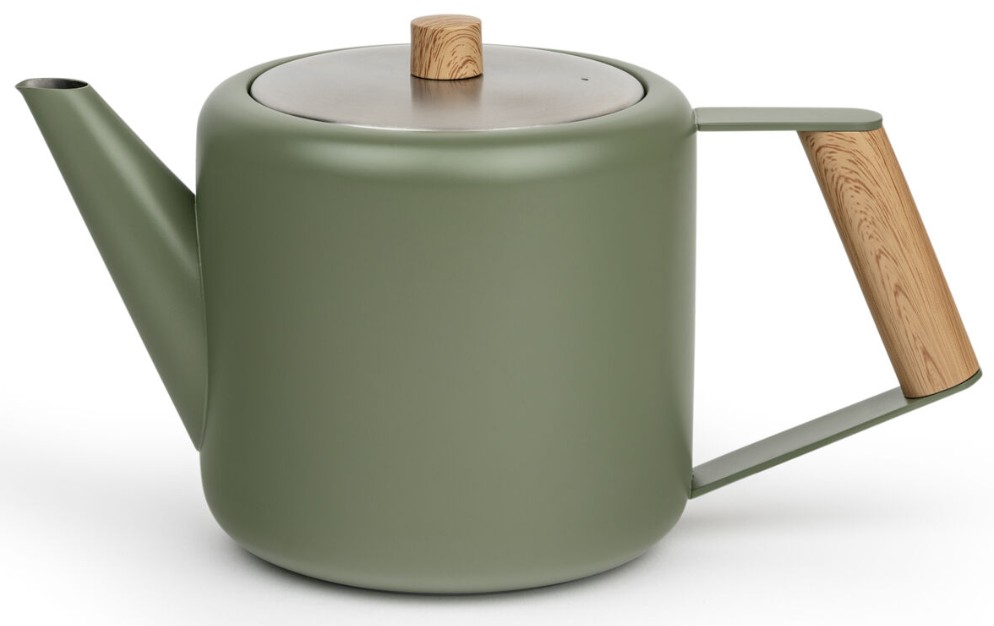 Bredemeijer Theepot Duet Design - Boston 1,1L -Mat Legergroen-