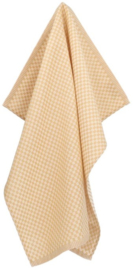 Bunzlau Tea Towel Small Check Yellow