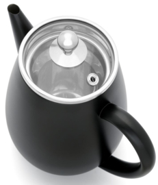Bredemeijer Duet Eva 0,5 liter -Mat Zwart- inclusief theefilter
