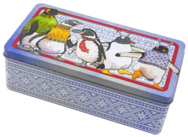 Emma Ball Long Tin - Penguins in Pullovers -langwerpig-