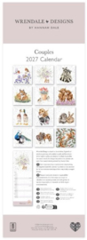 Wrendale Designs 'Yours and Mine' Couples Slim Calendar 2027
