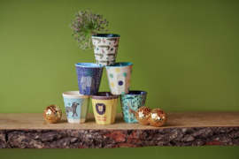 Rice Small Melamine Cup - Assorted Jungle Print Prints - 6 pcs.