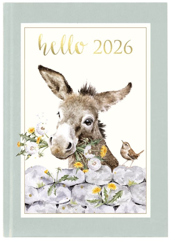 Wrendale Designs Diary Planner 2026 - stevige flexibele kaft