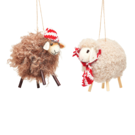 Sass & Belle Sheep Felt Decoration -set van 2-