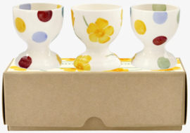 Emma Bridgewater Buttercups Set of 3 Egg Cups Boxed