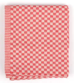 Bunzlau Tea Towel Small Check Red