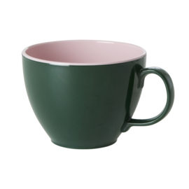 Rice Melamine Mug 550 ml - Forest Green