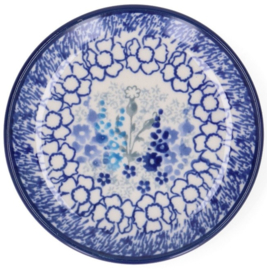 Bunzlau Teabag Dish Ø 10 cm - Delphinium