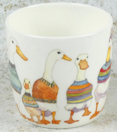 Emma Ball Mug with Gift Box - Dapper Ducks -mok met rond oor-