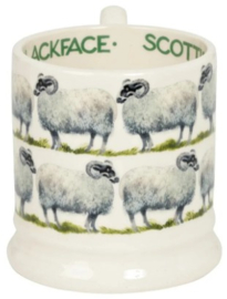 Emma Bridgewater - Farmyard Animals - Scottish Blackface Sheep - 1/2 Pint Mug