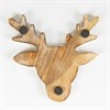 Sass & Belle Coasters -set of 6- Wooden Stag Head