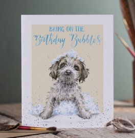 Wrendale Designs 'Birthday Bubbles' Birthday Card