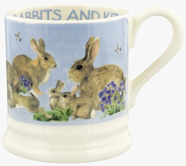 Emma Bridgewater Bright New Morning - Rabbits & Kits 1/2 Pint Mug
