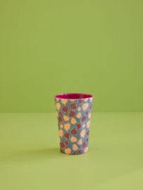 Rice Tall Melamine Cup - Figs in Love Print