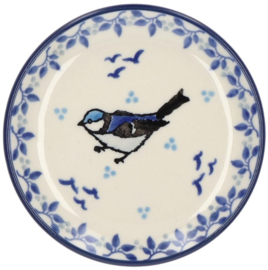 Bunzlau Teabag Dish Ø 10 cm Lovely Bird -Limited Edition-