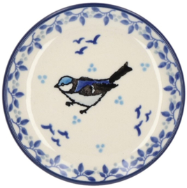 Bunzlau Teabag Dish Ø 10 cm - Lovely Bird -Limited Edition-