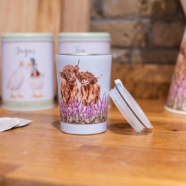 Wrendale Designs Thermal Travel Cup 'Highland Cow'