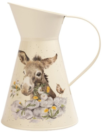 Wrendale Designs 'Fine and Dandy' Donkey - Flower Jug