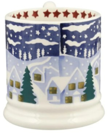 Emma Bridgewater - Christmas Icons - Winter Village - 1/2 Pint Mug