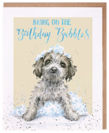 Wrendale Designs 'Birthday Bubbles' Birthday Card