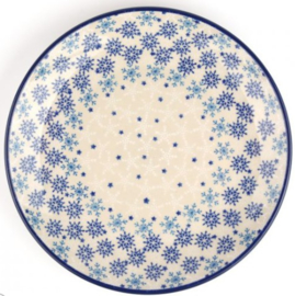 Bunzlau Plate Ø 25,5 cm Christmas Stars