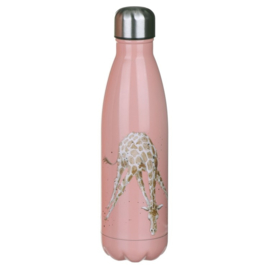 Wrendale Designs 'Flowers' giraffe Water Bottle 500 ml