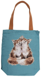 Wrendale Designs 'Contentment' Canvas Bag - Fox