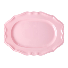 Rice Melamine Serving Dish in Ballet Slippers Pink - Large