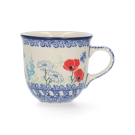 Bunzlau Tulip Mug 200 ml Poppy Garden -Limited Edition-