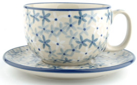 Bunzlau Cup & Saucer 350 ml Sea Star