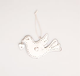 Sass & Belle Christmas Decoration Heart Dove