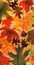 IHR Buffet Napkin Autumn Leaves