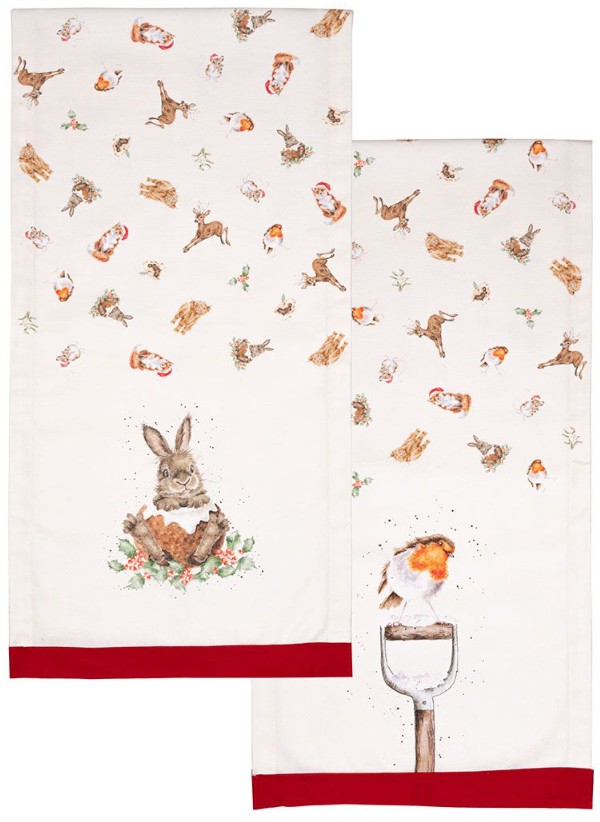 Wrendale Designs Table Runner 'Winter Wonderland' 35 x 280 cm