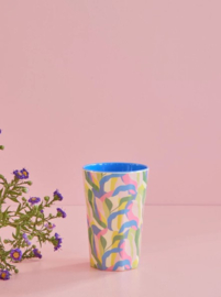 Rice Tall Melamine Cup - Jungle Fever Print