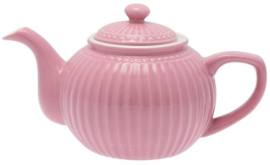 GreenGate Teapot Alice dusty roze -stoneware-