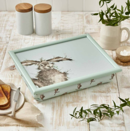 Wrendale Designs 'Hare Brained' Cushioned Lap Tray