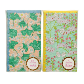 Rice 20 Paper Lunch Napkins in 2 assorted Prints