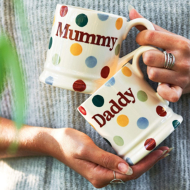 Emma Bridgewater Polka Dot Daddy 1/2 Pint Mug -kleine letters-