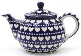Bunzlau Teapot 900 ml Blue Valentine