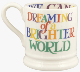 Emma Bridgewater Rainbow Toast Kindness & A Fair World 1/2 Pint Mug