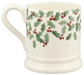 Emma Bridgewater - Tiny Scattered Holly - 1/2 Pint Mug