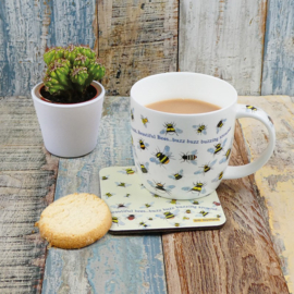 Emma Ball Mug with Gift Box - Bees -mok met rond oor-