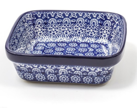 Bunzlau Square Bowl 170 ml 10 x 10 cm Lace