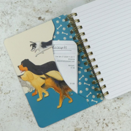 Emma Ball Medium WIRO Notebook with Pockets - Paw Club